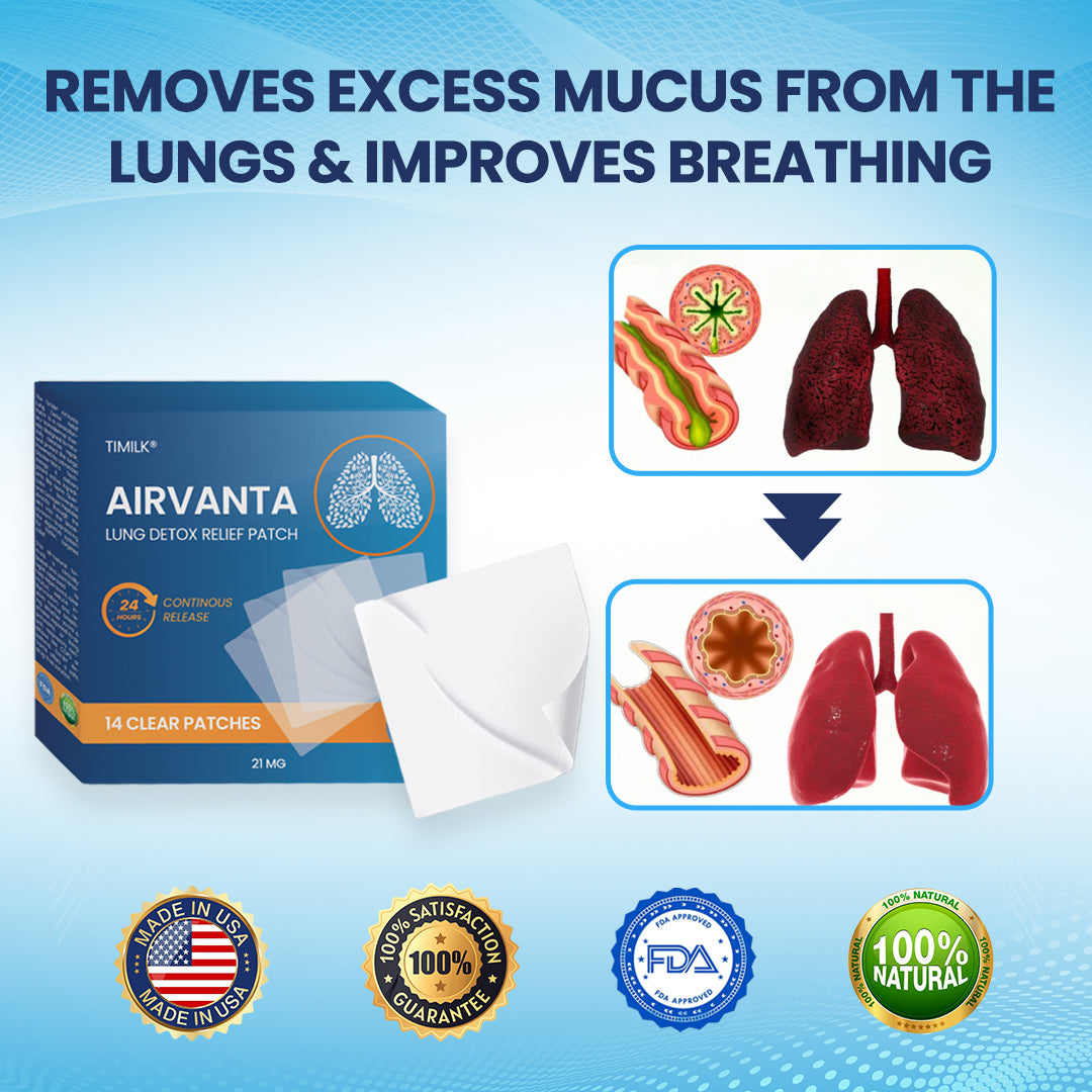 Timilk® AirVanta Lung Detox Relief Patch ✨(A)