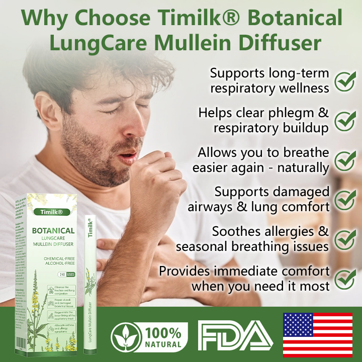 Timilk® Botanical LungCare Mullein Diffuser🔥