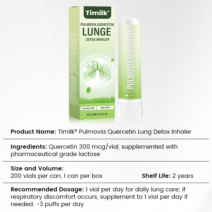 Timilk® Pulmovia Quercetin Lung Detox Inhaler✨ (A)