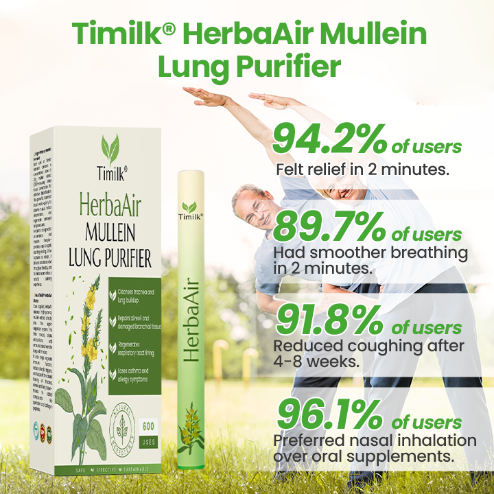 Timilk® HerbaAir Mullein Lung Purifier ✨