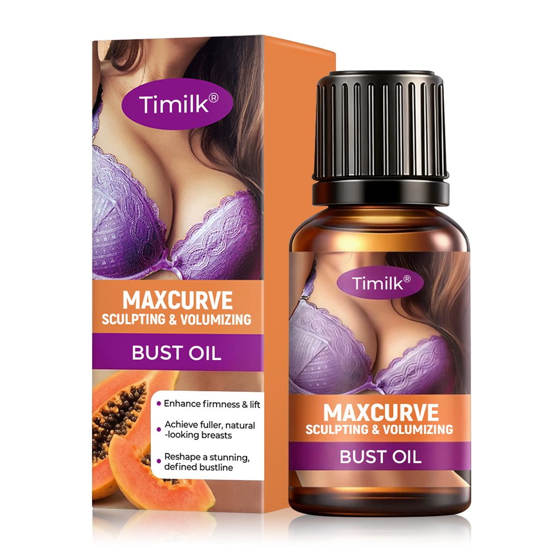 Timilk® MaxCurve Sculpting & Volumizing Bust Oil⚡⏱️Get Visible Lift & Fuller Curves in Just 21 Days✨