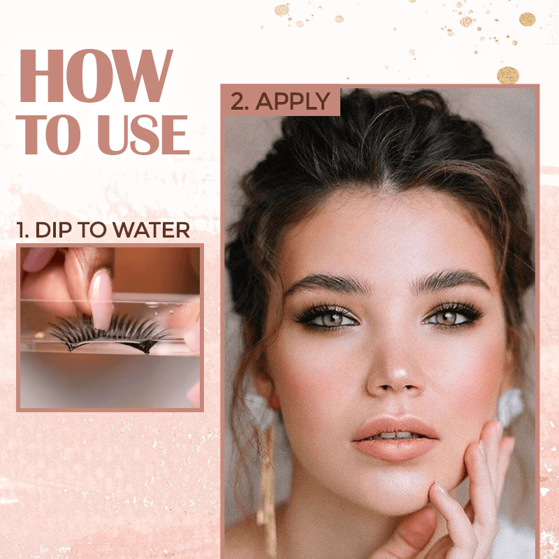 Water-activated Eyelashes