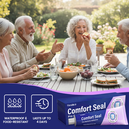 🔥 LIMITED SPECIAL OFFER 🔥 Timilk® Comfort Seal Pro Denture Adhesive🦷💜FDA Certified (Clinically Proven 96-   Hour Lock Hold for   Secure, Comfortable &   Zinc-Free Denture Fit) ✨