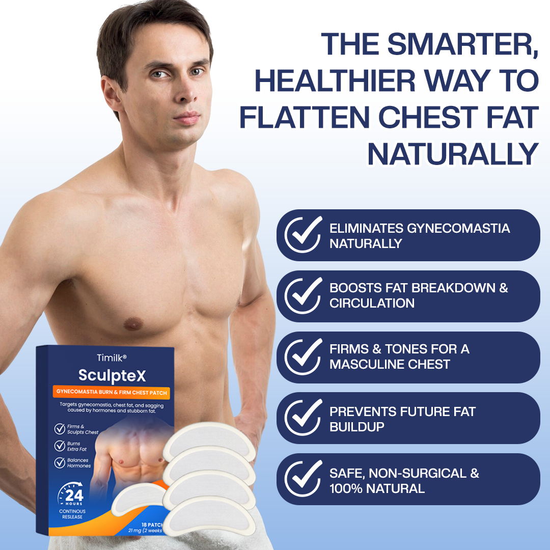 Timilk® SculptXX Gynecomastia Burn & Firm Chest Patch(A)
