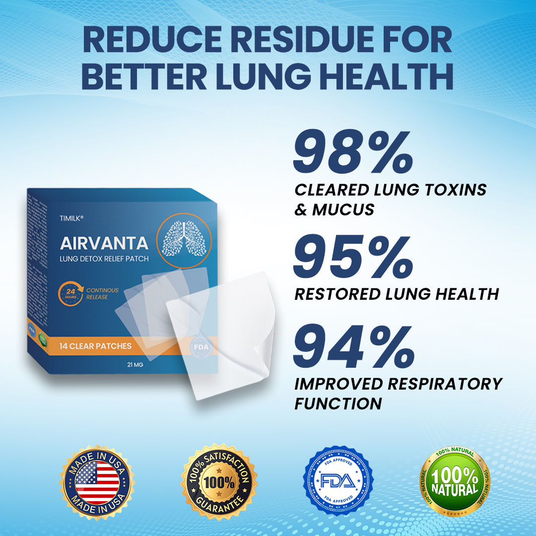 Timilk® AirVanta Lung Detox Relief Patch ✨(A)