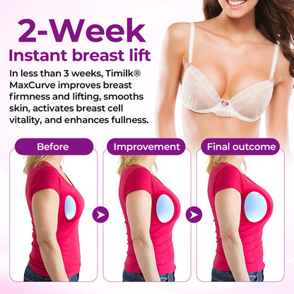 Timilk® MaxCurve Sculpting & Volumizing Bust Oil⚡⏱️Get Visible Lift & Fuller Curves in Just 21 Days✨
