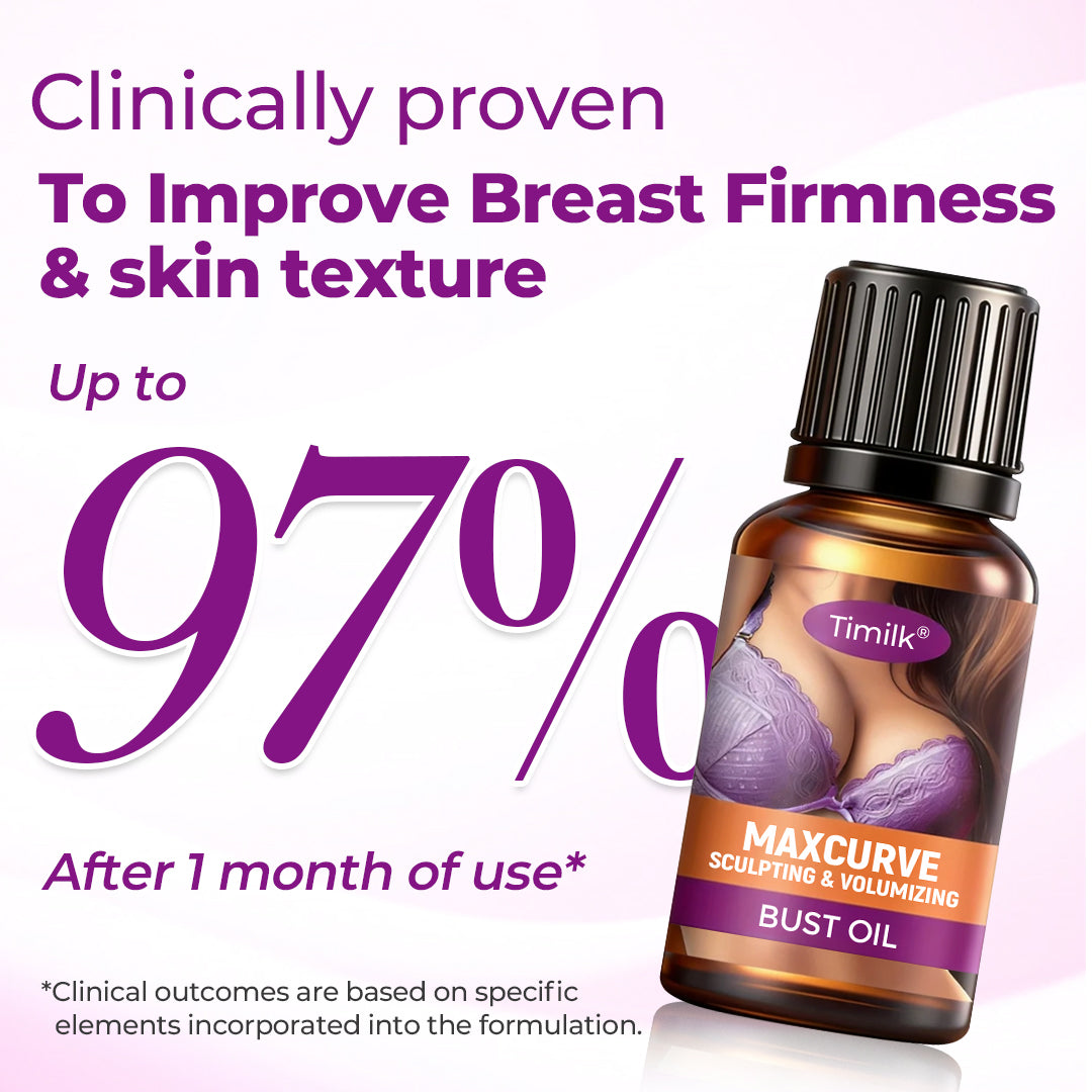 Timilk® MaxCurve Sculpting & Volumizing Bust Oil⚡⏱️Get Visible Lift & Fuller Curves in Just 21 Days✨