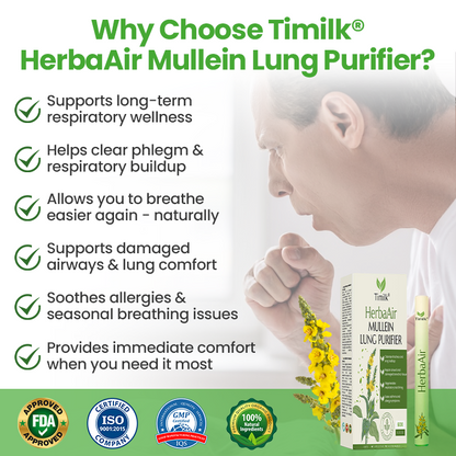 Timilk® HerbaAir Mullein Lung Purifier ✨