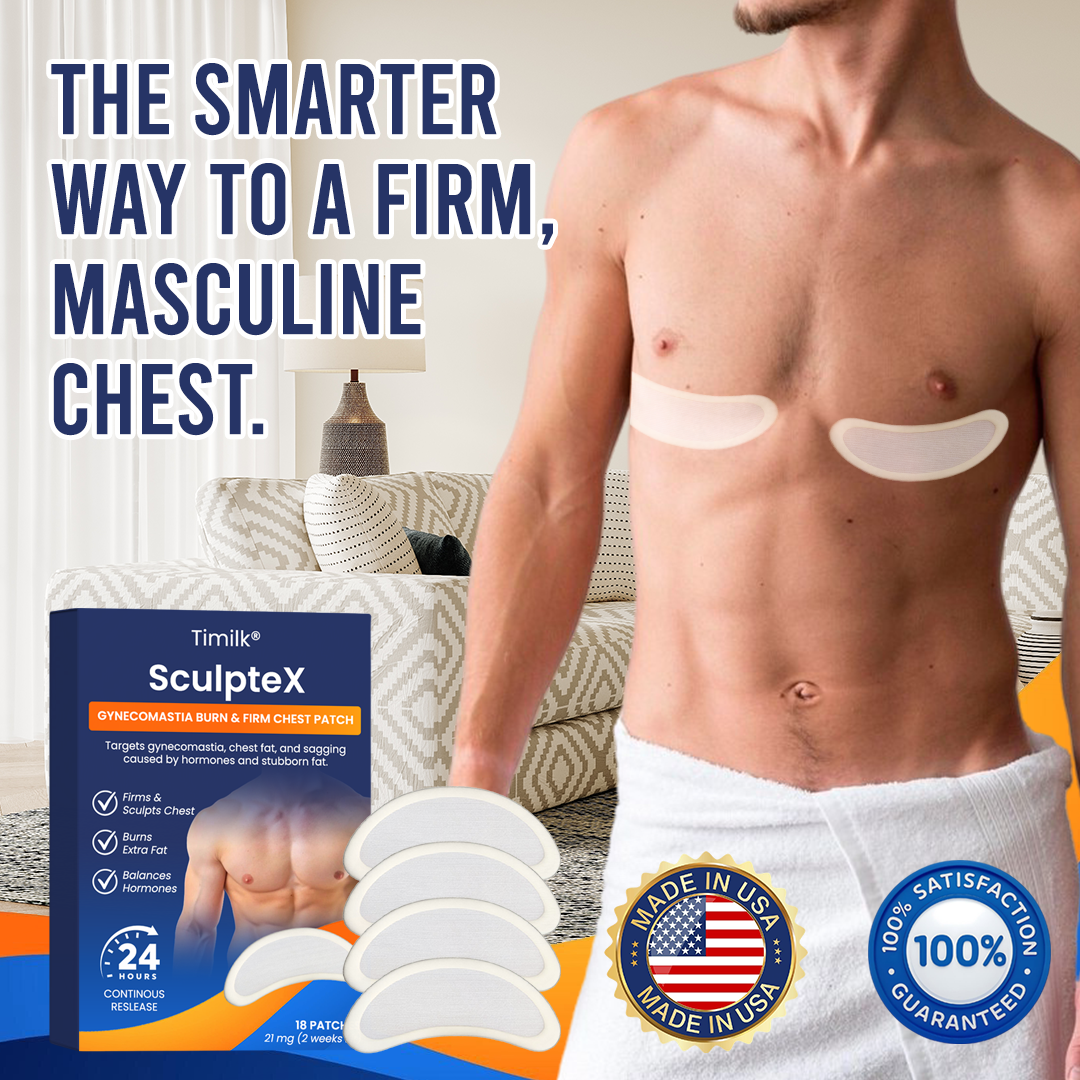 Timilk® SculptXX Gynecomastia Burn & Firm Chest Patch(A)